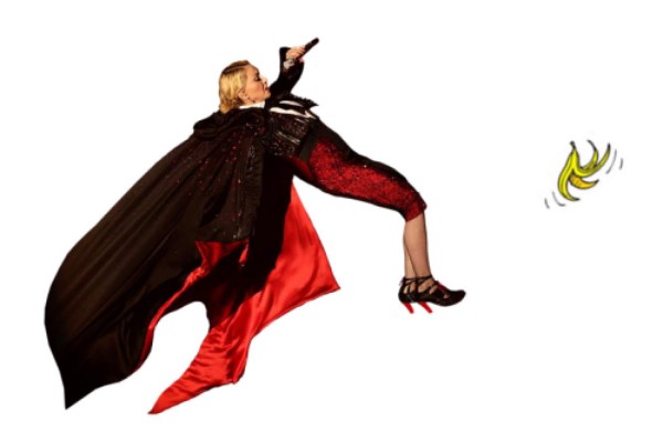 Los memes tras la aparatosa caída de Madonna