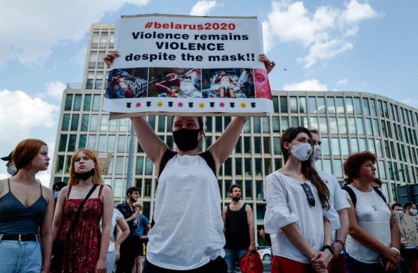 FOTOS: Brutalidad policial y represión durante protestas en Bielorrusia