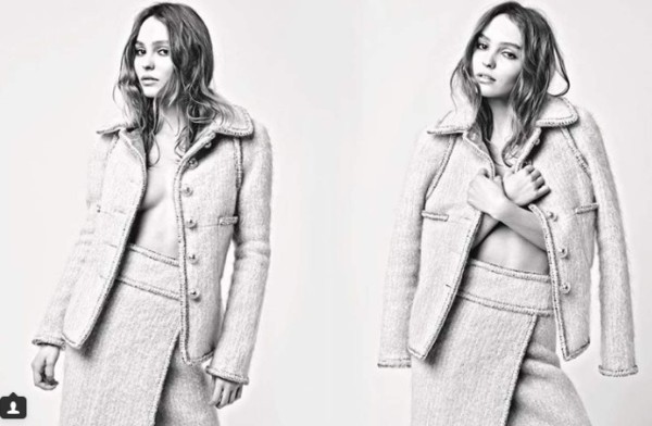 Atrevido topless de la hija de Johnny Depp deja a los seguidores de Instagram boquiabiertos