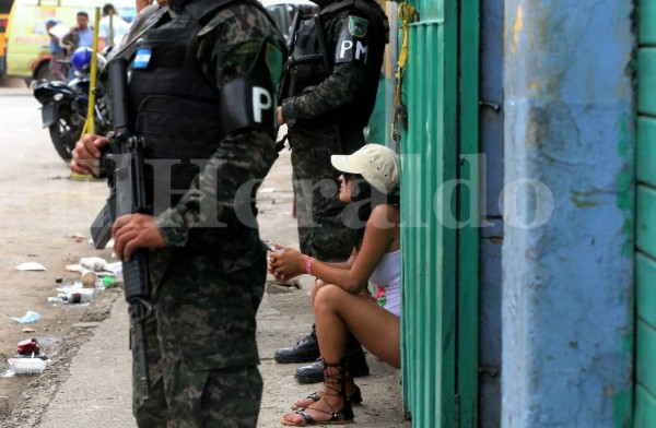 Lo que no viste del operativo en centros de prostitución en la capital de Honduras