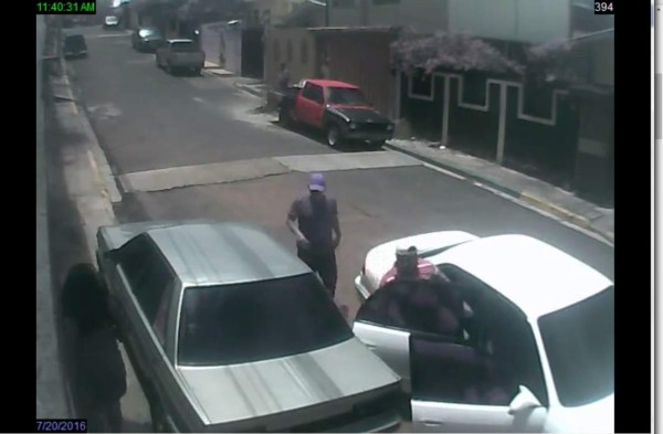 Video capta cómo asaltan en las calles de la capital de Honduras