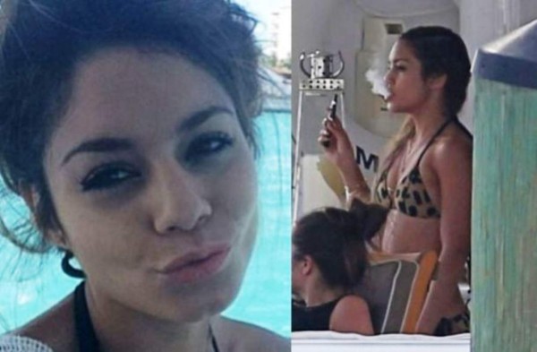 Captan a Vanessa Hudgens fumando ¿marihuana?
