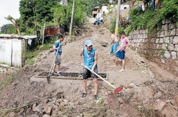 La capital en emergencia por azote de tormentas