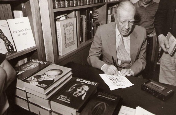 Jorge Luis Borges, inspiración de poetas