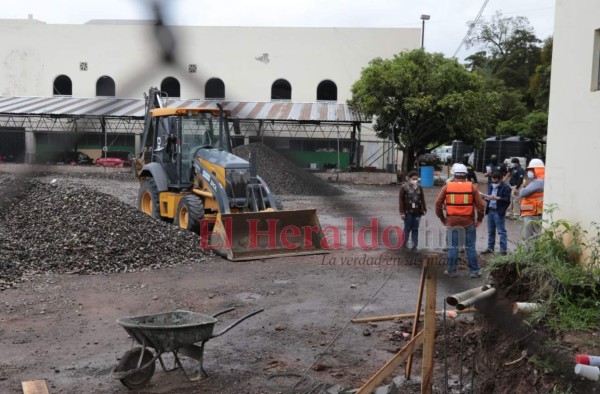 FOTOS: Así fue la inspección de la Atic en predios donde instalarán hospital móvil