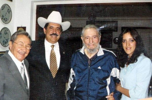 El confuso encuentro entre Fidel Castro y Mel Zelaya