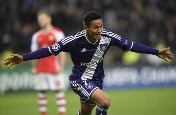 Primer gol de Nájar en Champions league