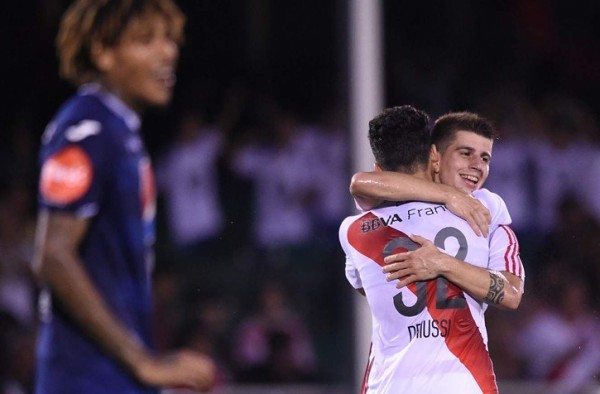 Las mejores imágenes del juego entre Motagua y River Plate
