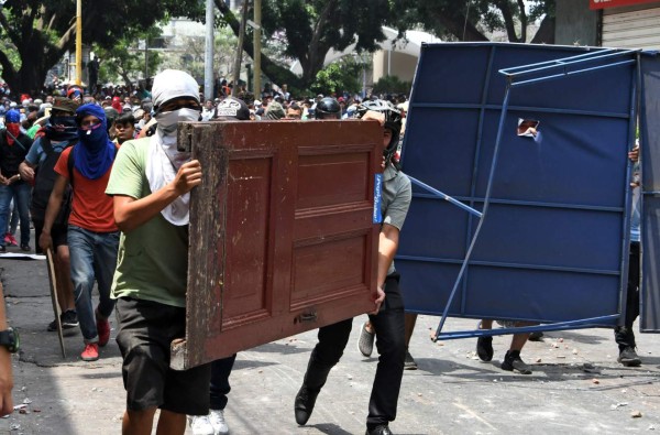 Las impactantes imágenes de la jornada de protestas en Honduras