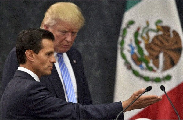 Presidente Enrique Peña Nieto a Trump: 'Ni confrontación ni sumisión' &nbsp;&nbsp;