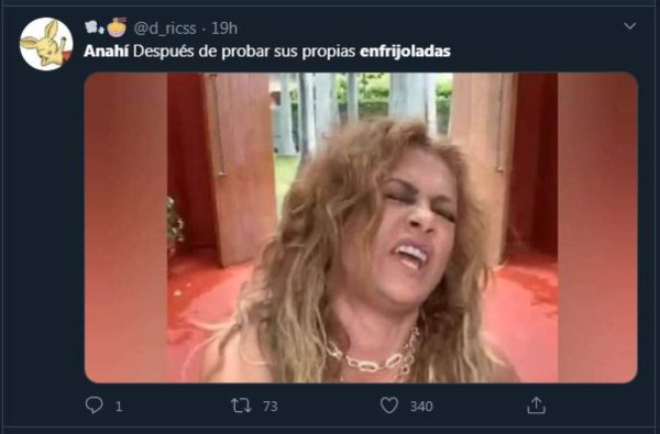 'Síganme para más recetas': Los memes que dejaron las enfrijoladas de Anahí