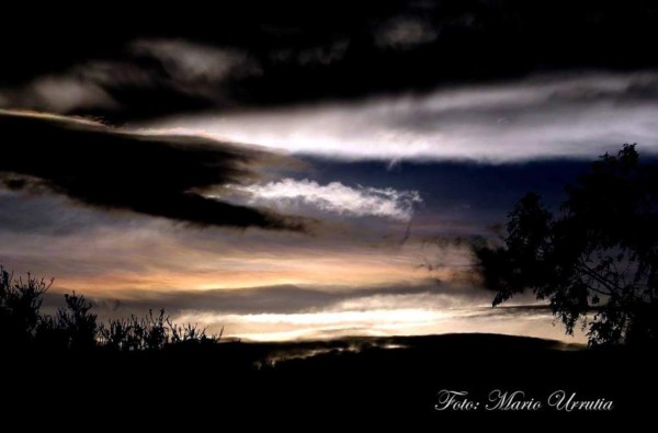 Atardecer invernal sobre Tegucigalpa