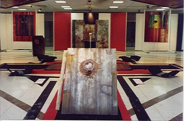 'Templo en ruinas', o la memoria de una trayectoria artística