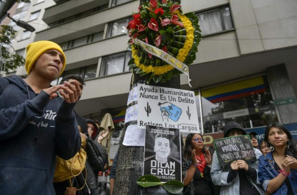 FOTOS: El homenaje a Dilan Cruz, el símbolo de protestas en Colombia