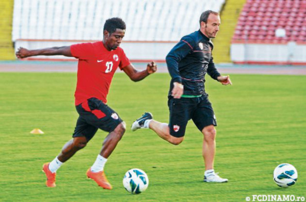 Edgar Álvarez volvió a los entrenamientos con el Dínamo