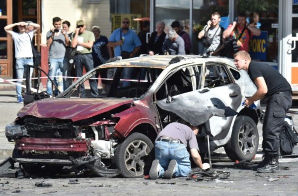 Fallece un periodista en Ucrania por la explosión de una bomba en su coche&nbsp; &nbsp;&nbsp;