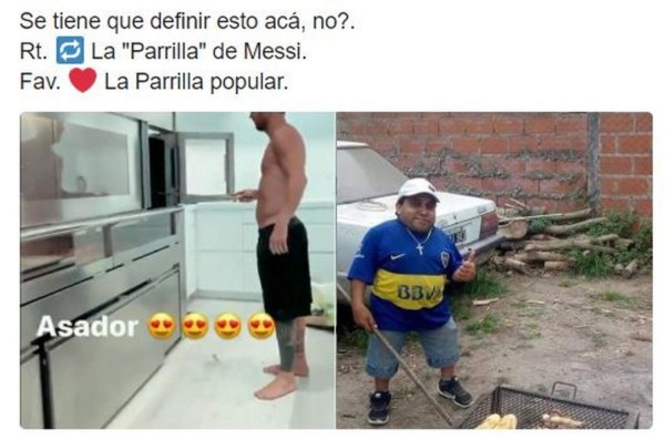 Los memes más divertidos de la lujosa parrilla de Messi