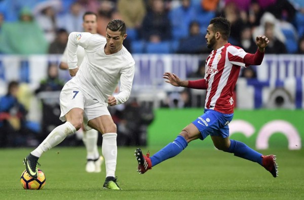 El Real Madrid gana 2-1 al Sporting con un doblete de Cristiano Ronaldo