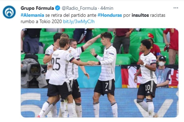 Así reacciona el mundo por los insultos racistas en el partido Honduras-Alemania