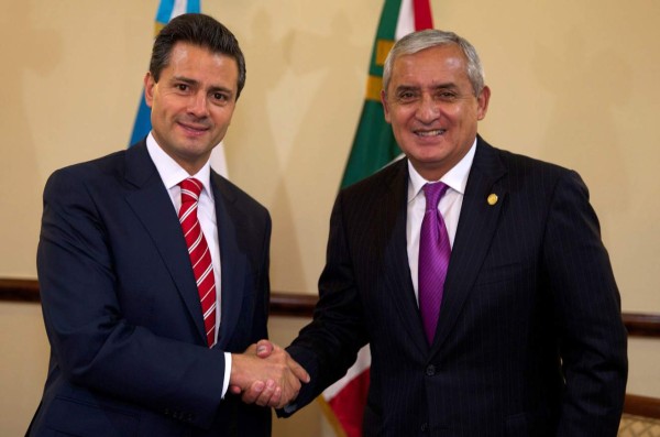 Pérez Molina y Peña Nieto regularán paso de migrantes