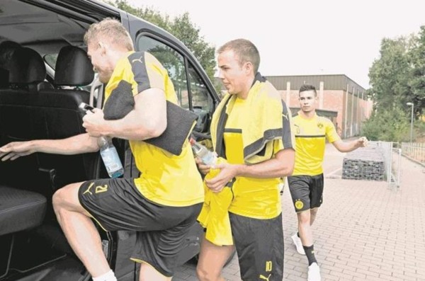 Mario Gotze vuelve a los entrenamientos tras cinco meses de baja