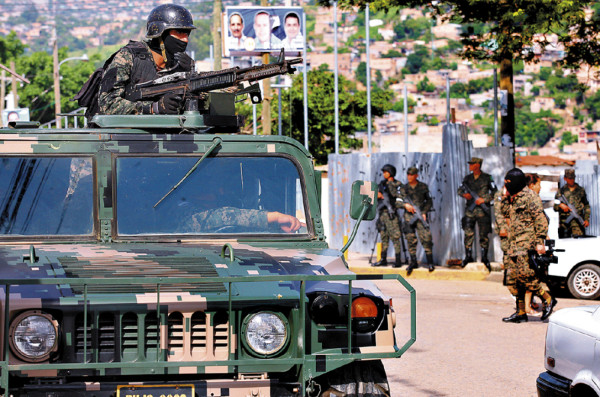Policía Militar ya da seguridad en Honduras