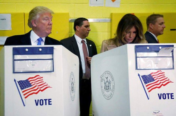 Selfies, bromas, una partida de básquet: anécdotas de la elección en EEUU