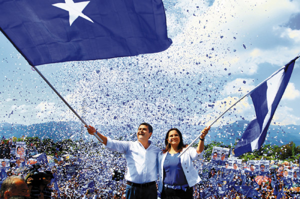 Las promesas de campaña de Juan Orlando Hernández