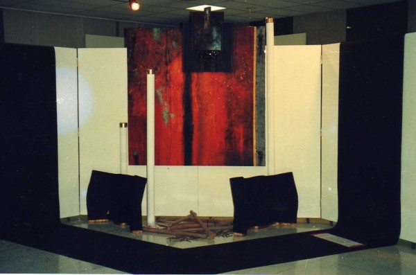 'Templo en ruinas', o la memoria de una trayectoria artística