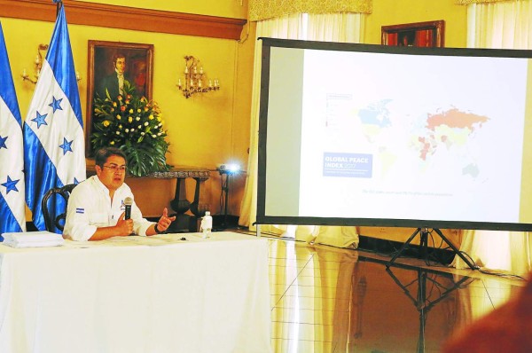 Juan Orlando Hernández: Honduras ya no es el país más violento del mundo