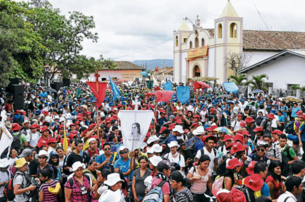 Culmina peregrinación juvenil exigiendo una sociedad más justa