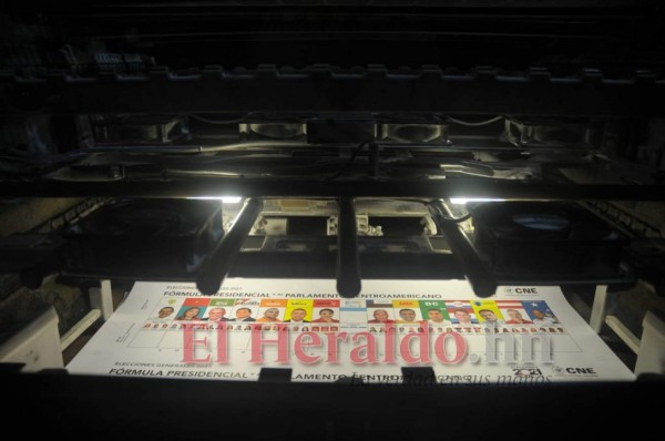Inicia impresión de las papeletas para las elecciones generales 2021