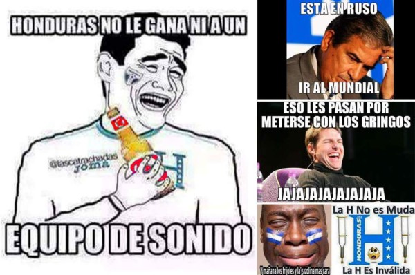 Los ocurrentes memes del partido Honduras contra México