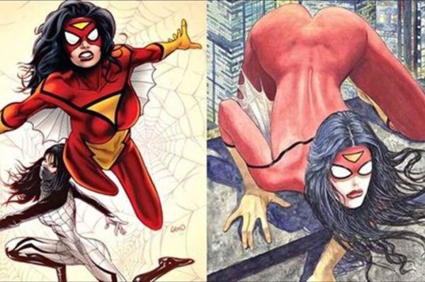 Acusan de sexista un dibujo de la Mujer Araña