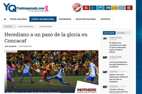 Esto dijo la prensa de Costa Rica tras la derrota de Motagua ante Herediano