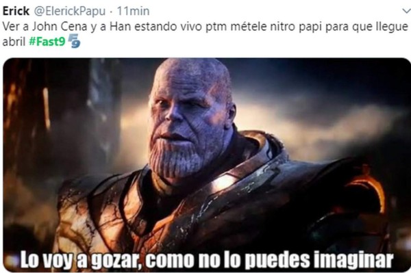 Los mejores memes que deja el estreno de Rápidos y Furiosos 9
