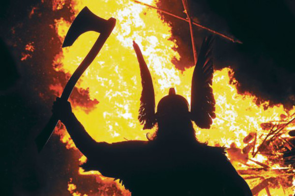 Invasión vikinga en Escocia