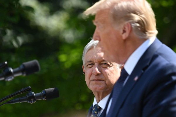 Las imágenes del histórico encuentro de Donald Trump y AMLO