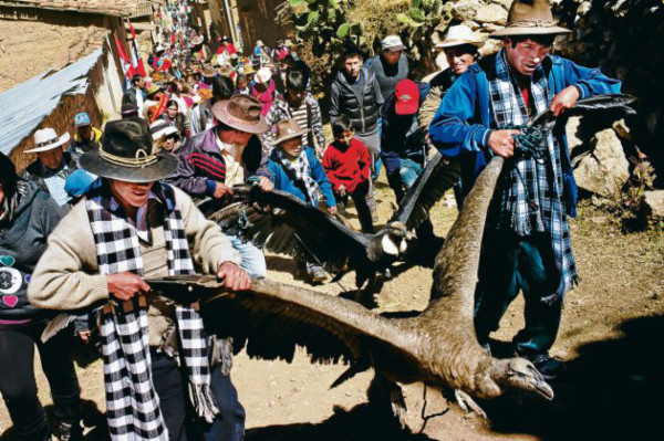 Enfrentando al cielo y la tierra en un fiero rito andino