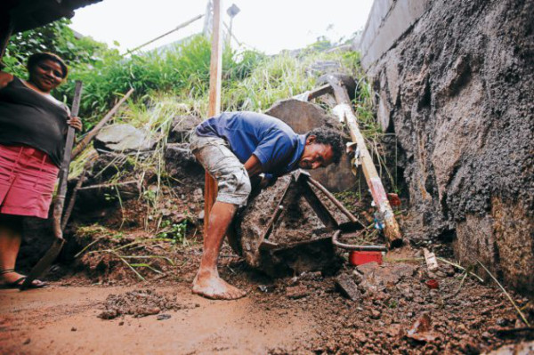 La capital en emergencia por azote de tormentas