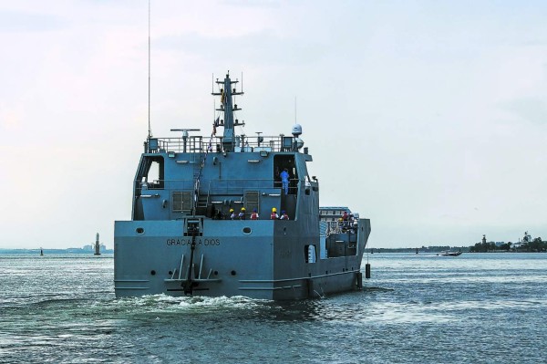 Buque ya zarpó de Colombia y llega el próximo sábado a Honduras