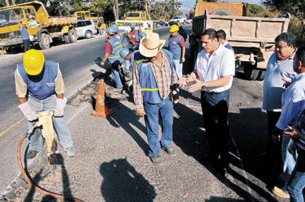 Soptravi comienza la reparación de la carretera del sur