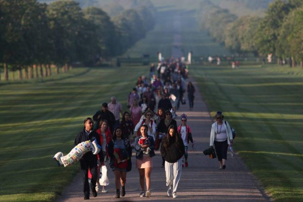 Una verdadera algarabía viven los británicos con la boda real del príncipe Harry y Meghan Markle