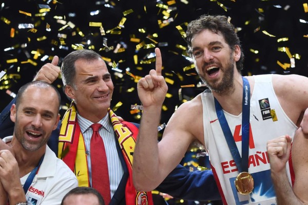 Pau Gasol le da la gradeza a España al ganar su tercer Eurobasket en Francia