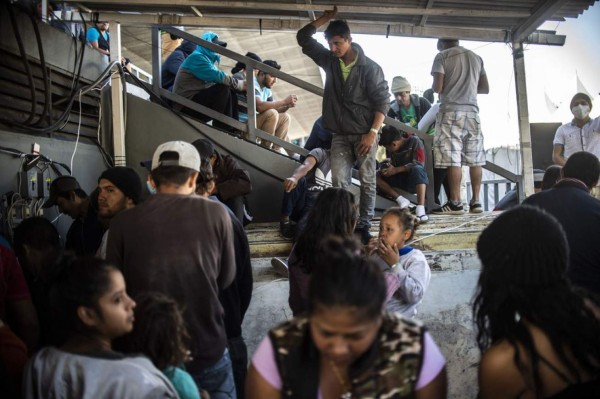 FOTOS: El día a día de la caravana migrante en un albergue mexicano rumbo a Estados Unidos