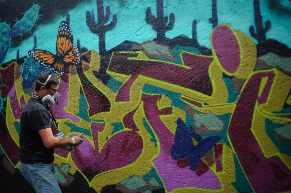 Invasión de grafiti en la ciudad de México