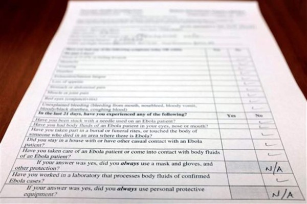 Enfermo ébola mintió al salir de Liberia