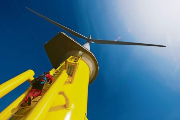 Energía que emana del viento