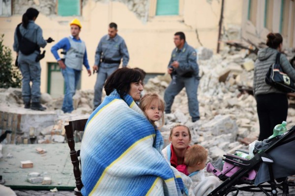 Desgarradoras imágenes del terremoto en Italia