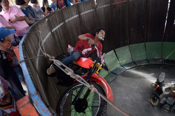 Búfalos al galope en Tailandia